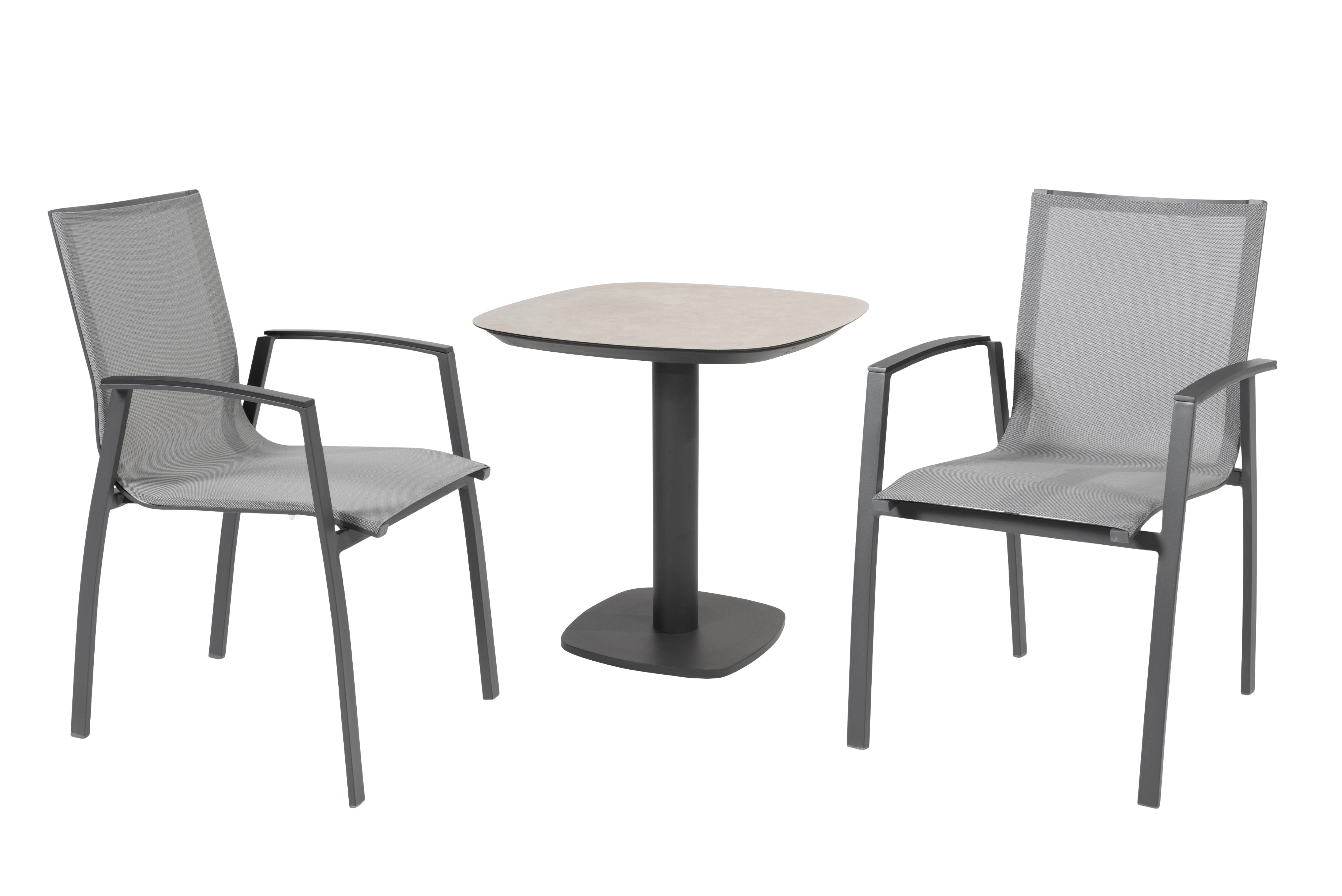  Taste Manolo Ceramic Table + 2x Torino - Carbon